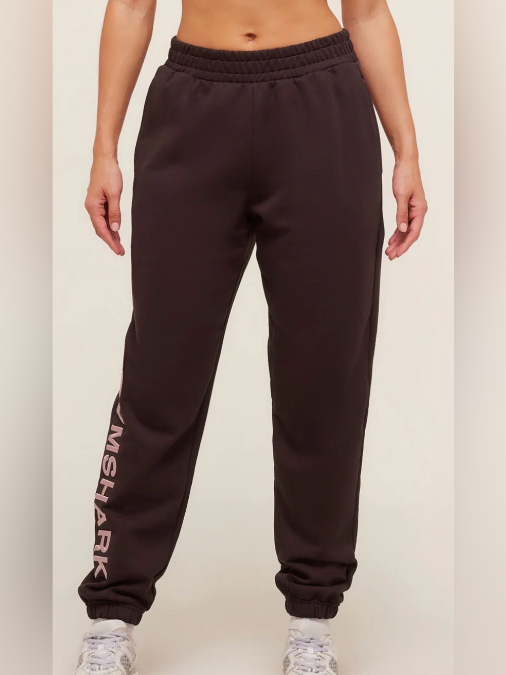 Gymshark Embroidered Logo Joggers | color: purple | size: M